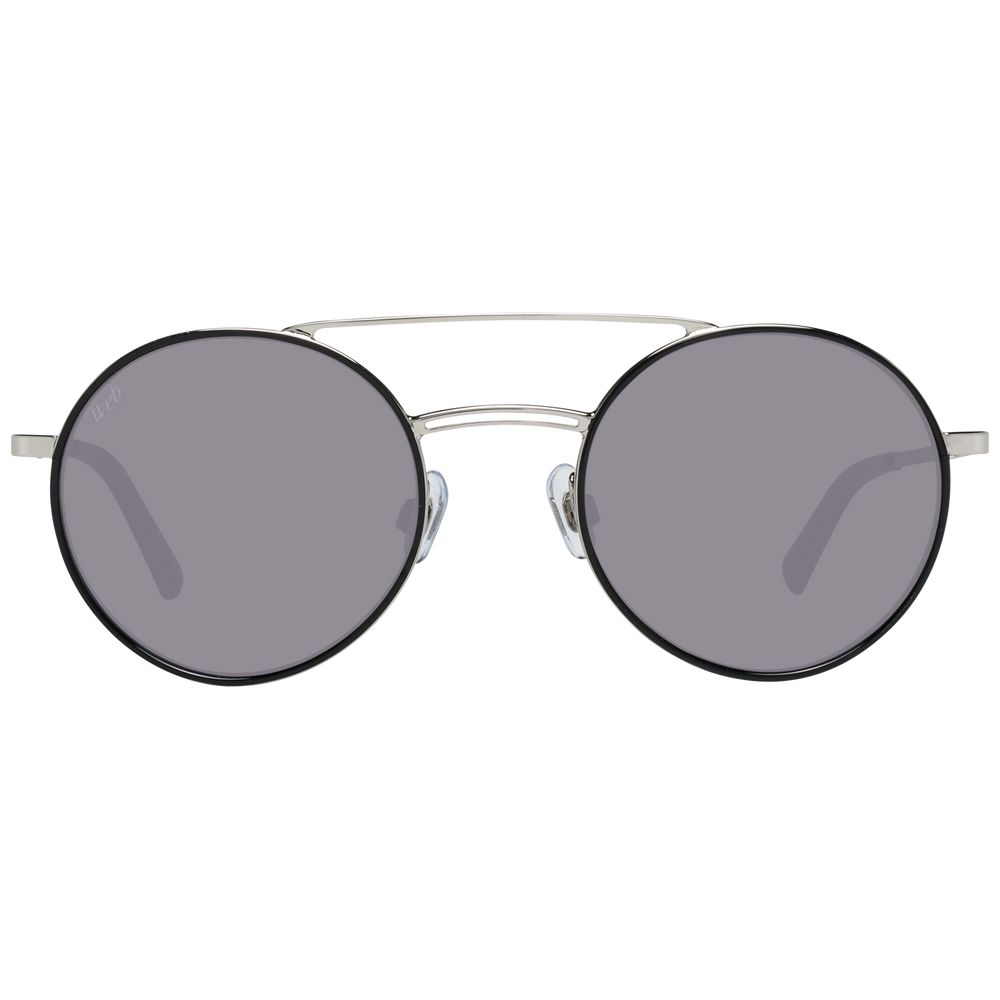 Web-Sonnenbrille für Damen in Silber