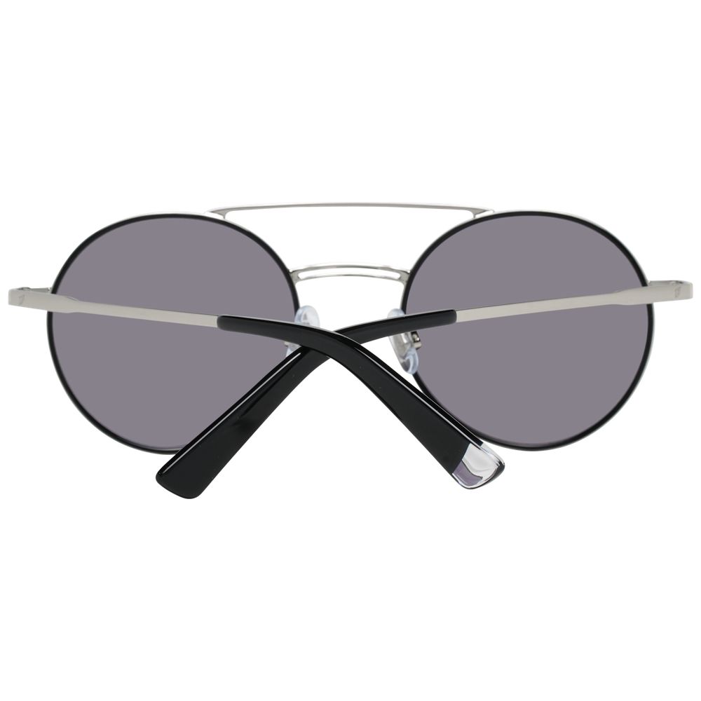 Web-Sonnenbrille für Damen in Silber