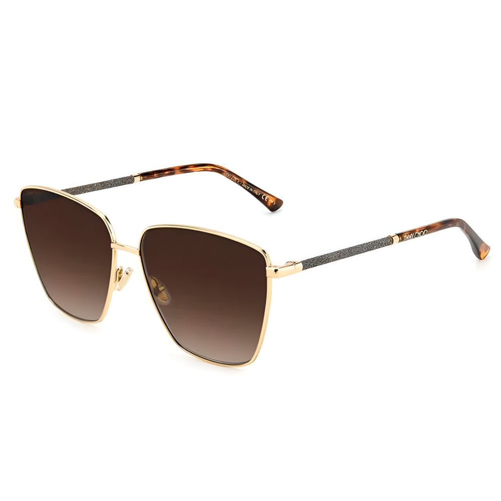 Jimmy Choo Sonnenbrille aus goldenem Metall