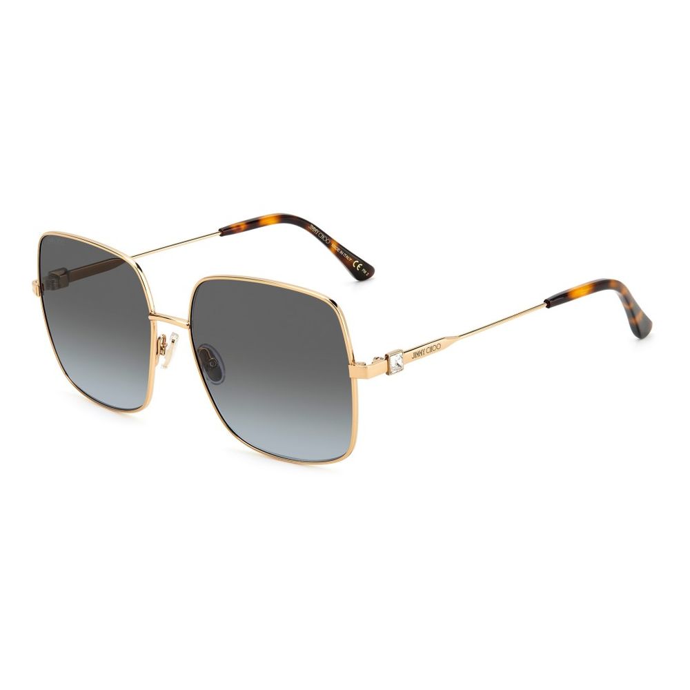 Jimmy Choo Sonnenbrille aus gelbem Metall