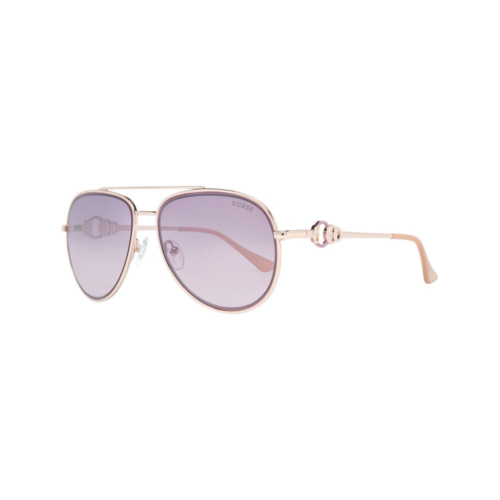 Guess – Sonnenbrille aus goldenem Metall