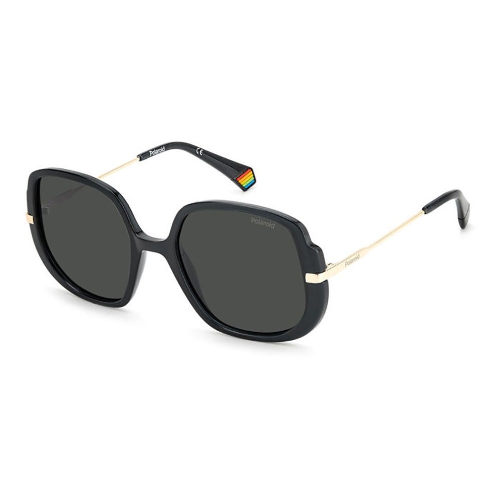 Polaroid Sonnenbrille aus grauem Metall