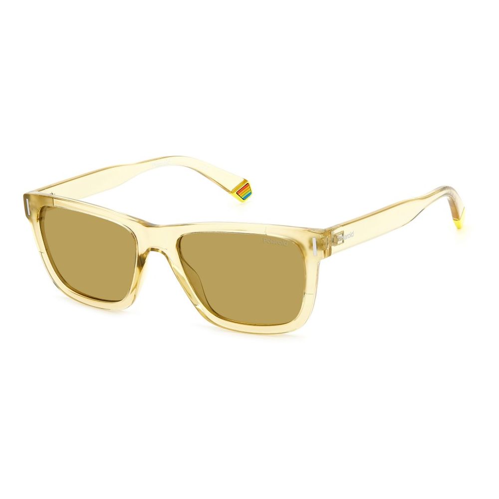 Polaroid Sonnenbrille aus gelbem Kunststoff