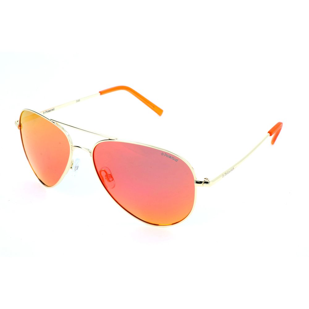 Polaroid Sonnenbrille aus goldenem Metall