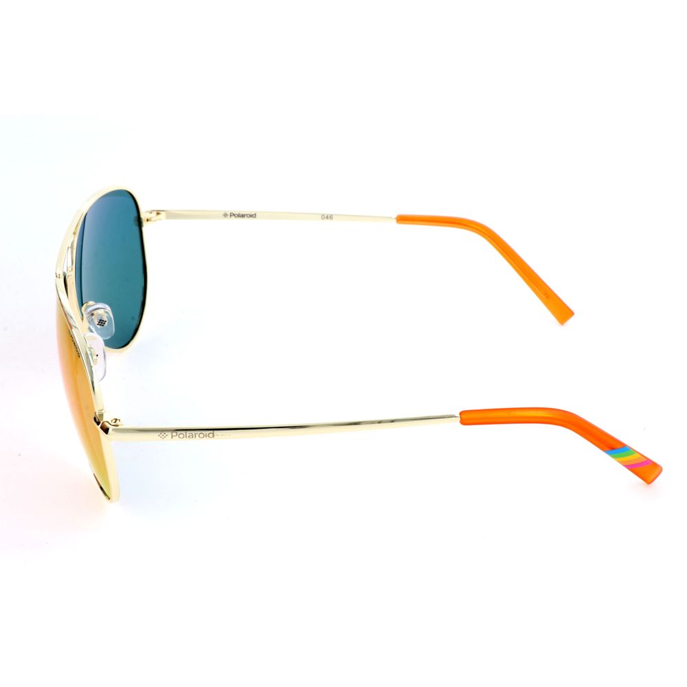 Polaroid Sonnenbrille aus goldenem Metall