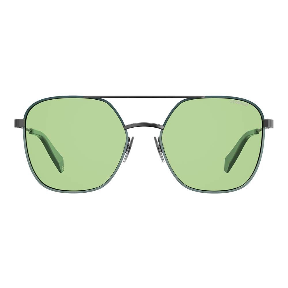 Polaroid Sonnenbrille aus grünem Metall