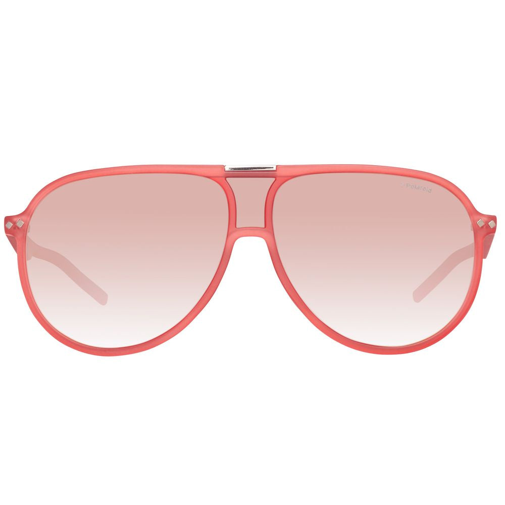 Polaroid – Rote Acetat-Sonnenbrille