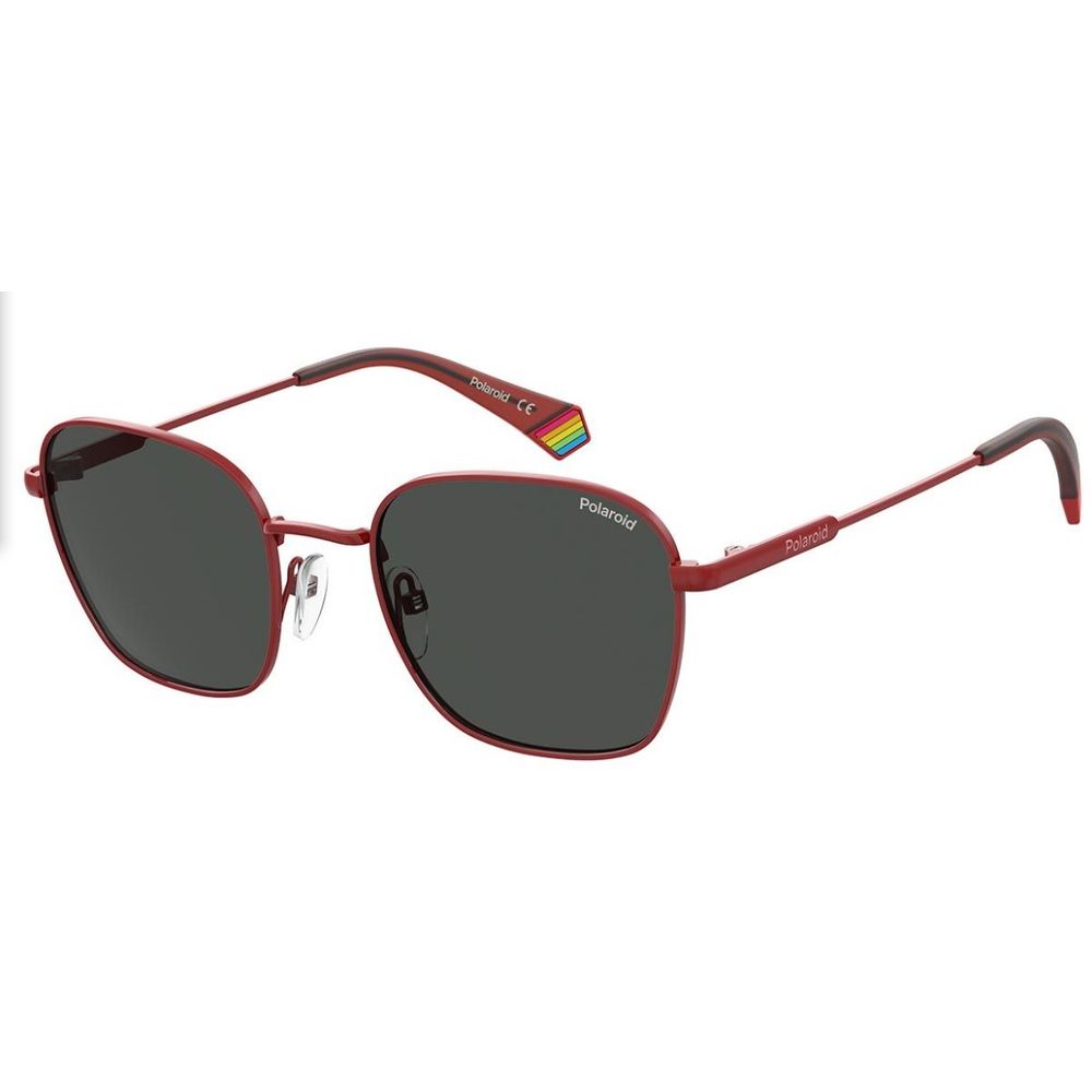 Polaroid Sonnenbrille aus rotem Stahl