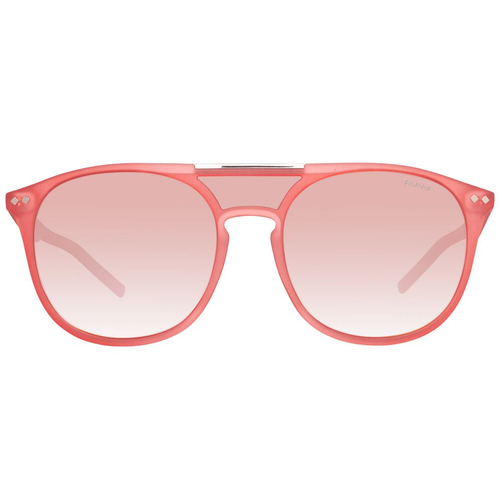 Polaroid – Rote Acetat-Sonnenbrille