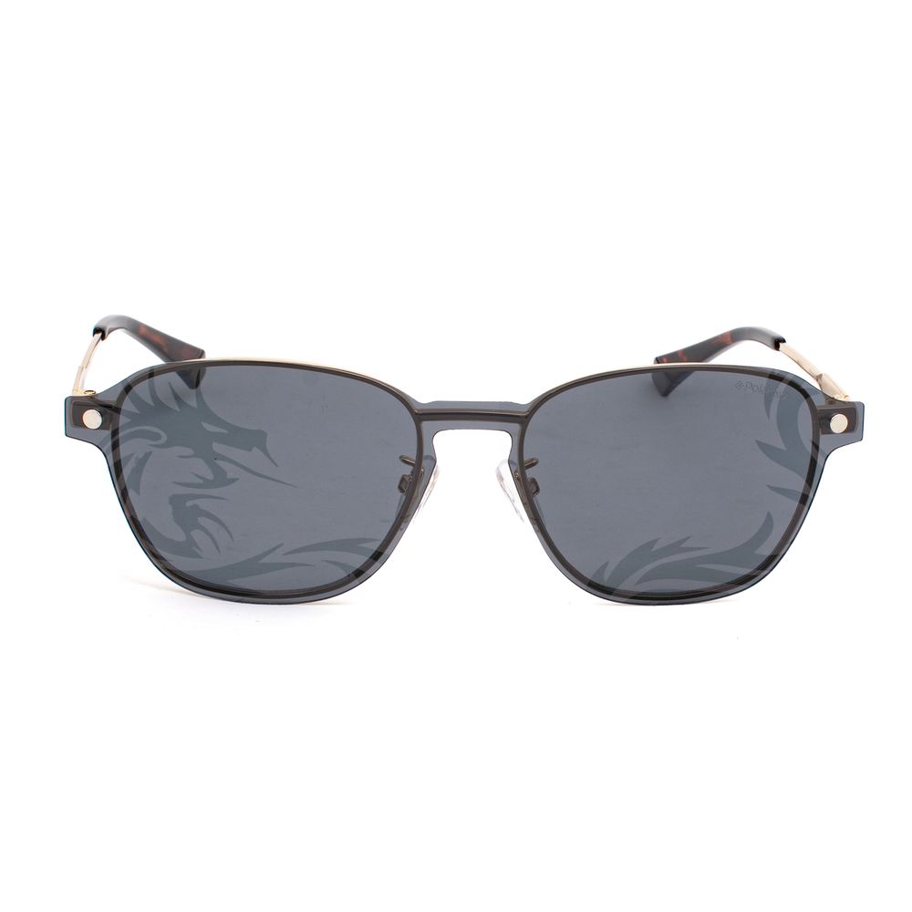 Polaroid Sonnenbrille aus goldenem Metall
