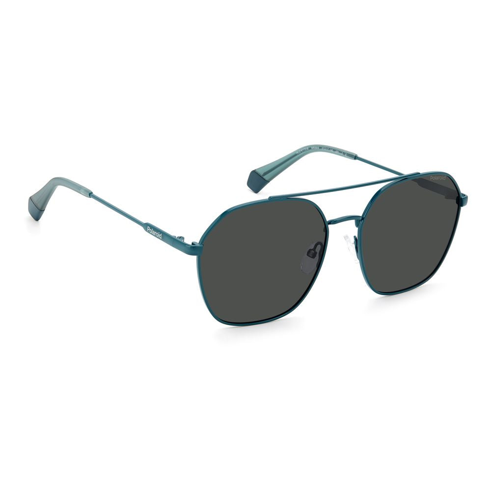 Polaroid – Blaue Edelstahl-Sonnenbrille