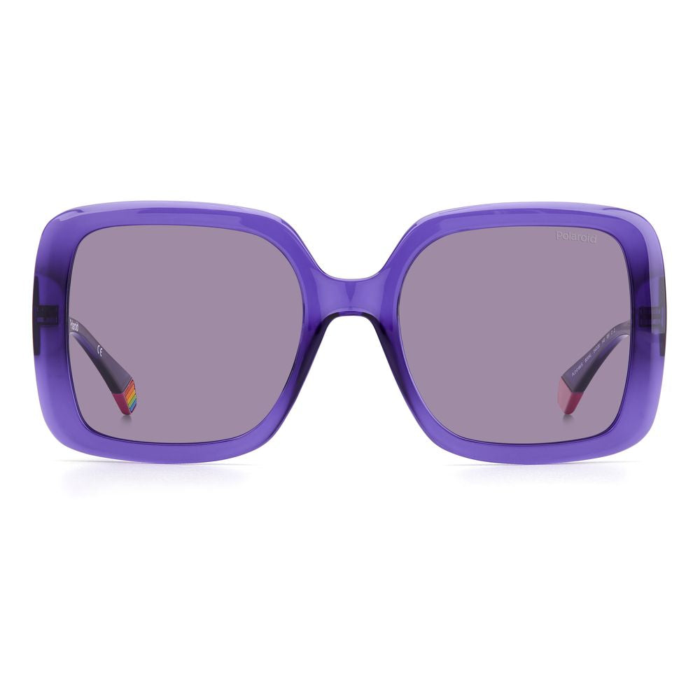 Polaroid – Lila Sonnenbrille aus Kunststoff
