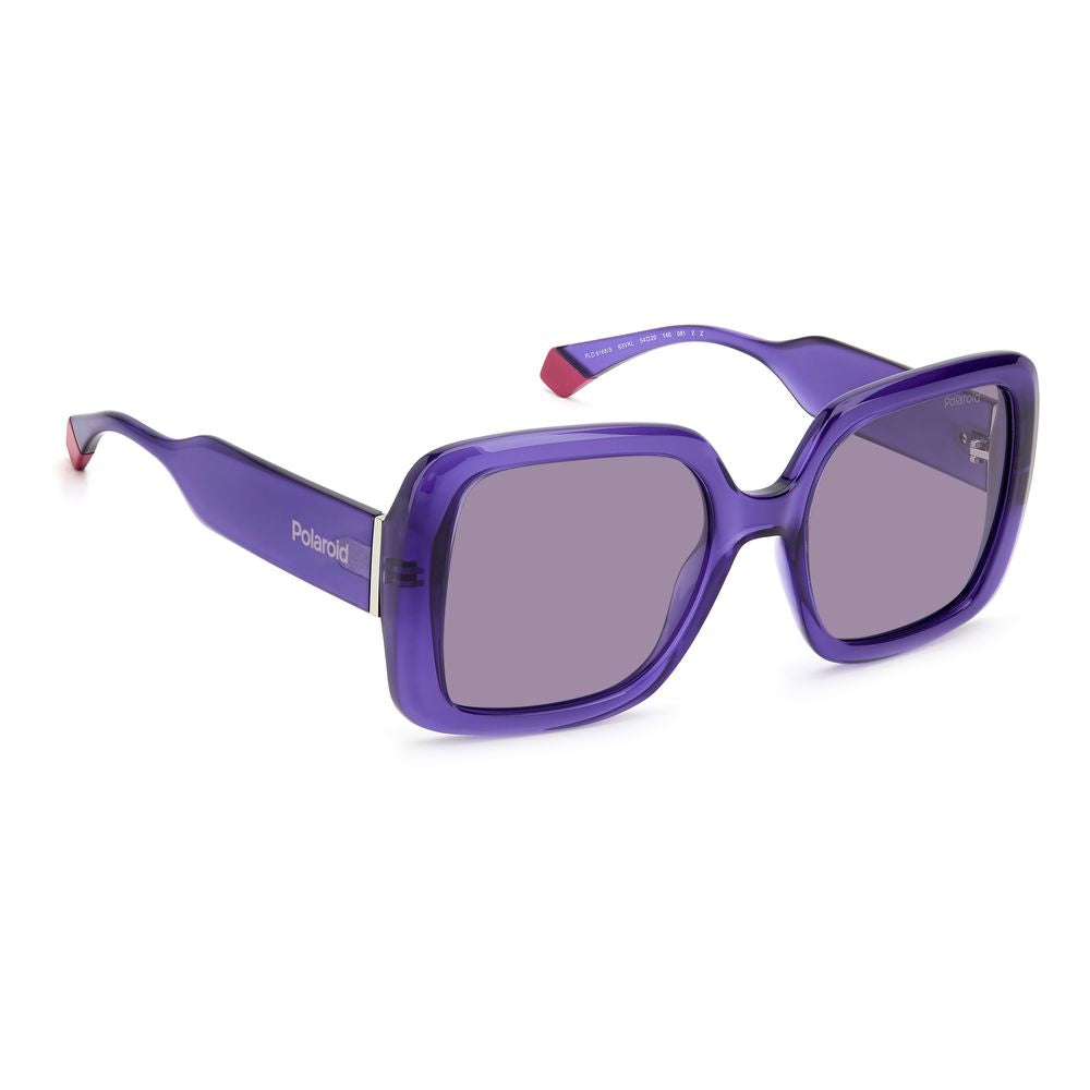 Polaroid – Lila Sonnenbrille aus Kunststoff
