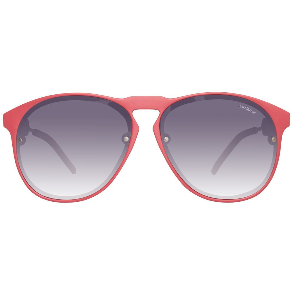 Polaroid – Rote Acetat-Sonnenbrille