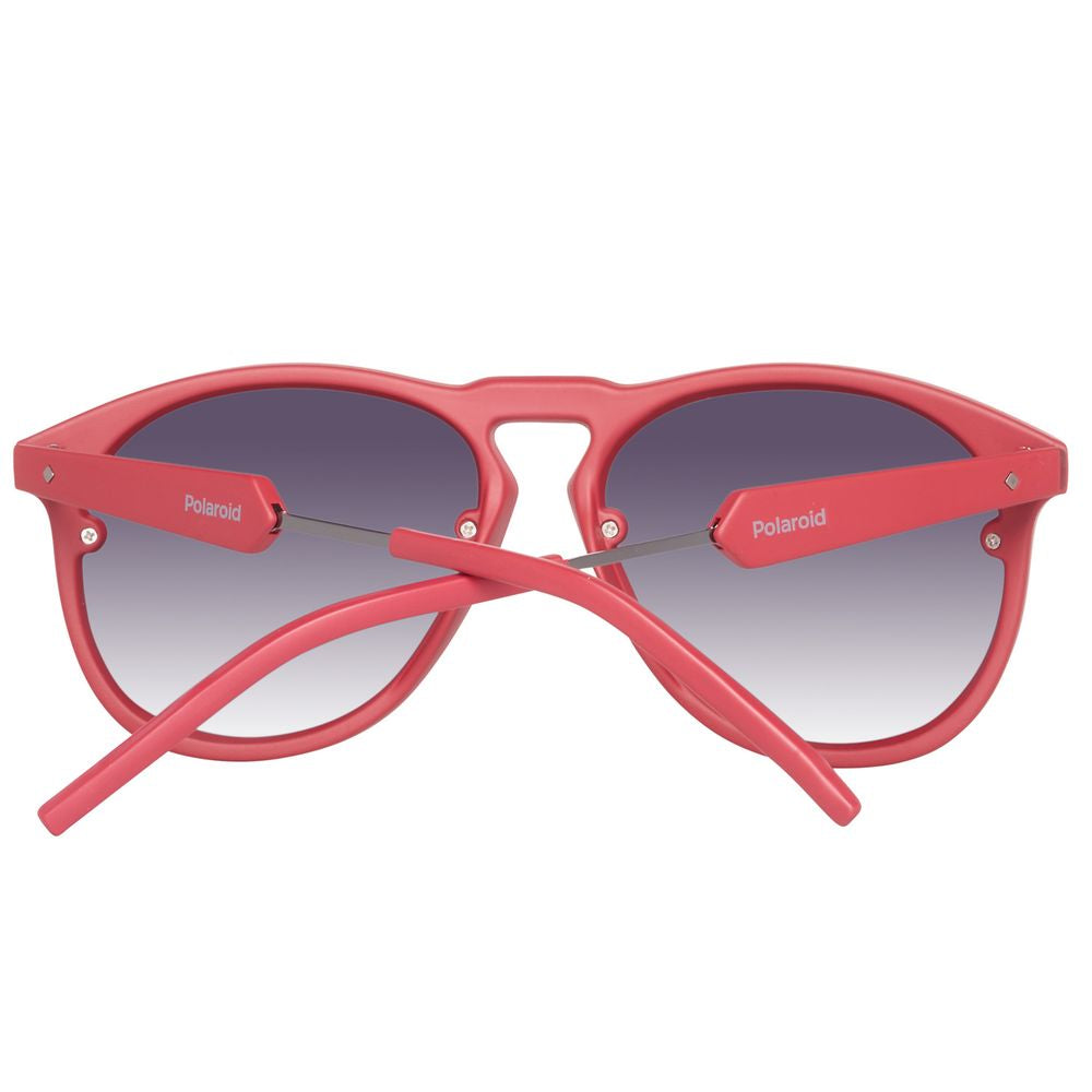 Polaroid – Rote Acetat-Sonnenbrille