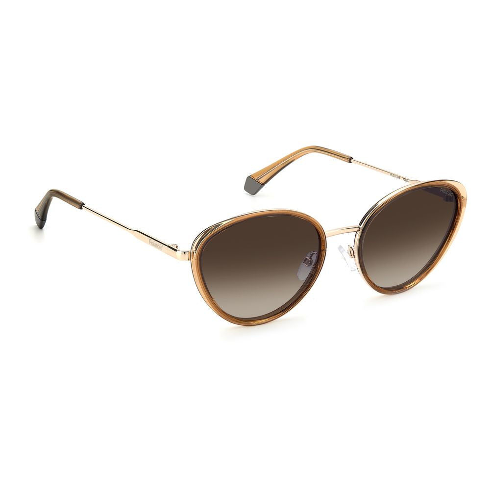 Polaroid Sonnenbrille aus Kunststoff in Beige