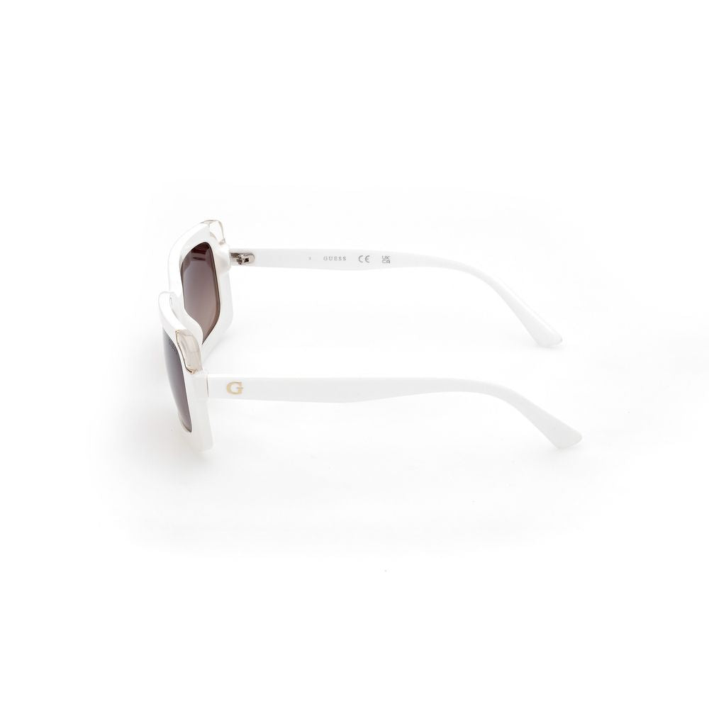 Guess – Weiße Sonnenbrille mit Spritzguss
