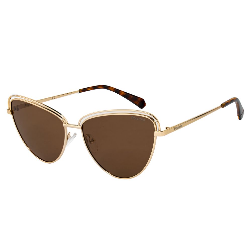 Polaroid Sonnenbrille aus goldenem Metall