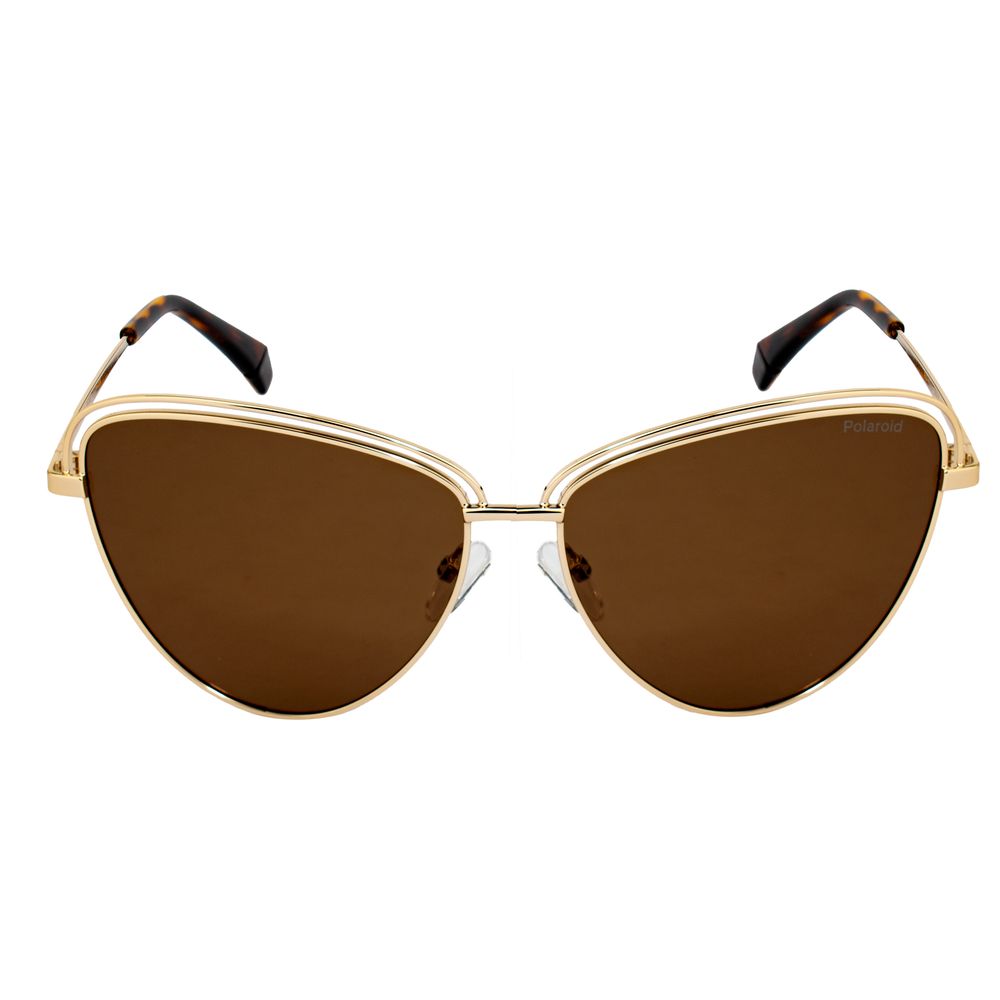 Polaroid Sonnenbrille aus goldenem Metall