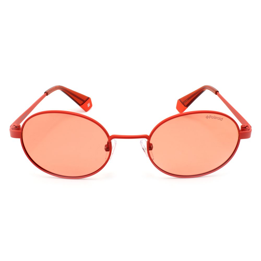 Orangefarbene Sonnenbrille aus Metall von Polaroid