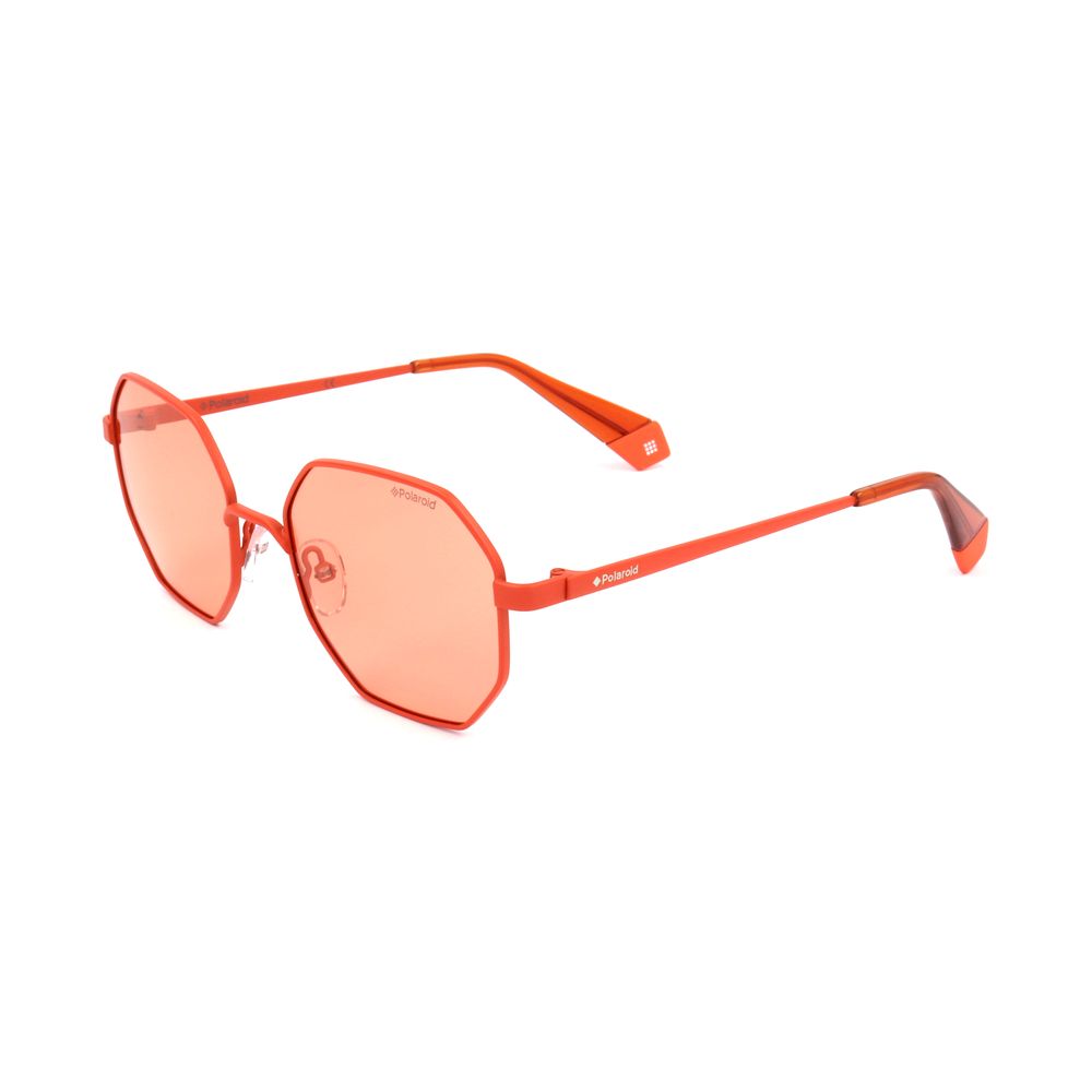 Polaroid Orange Metall-Sonnenbrille