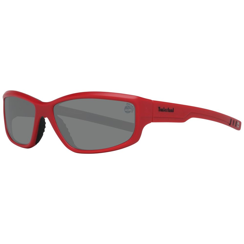 Timberland Sonnenbrille aus rotem Kunststoff