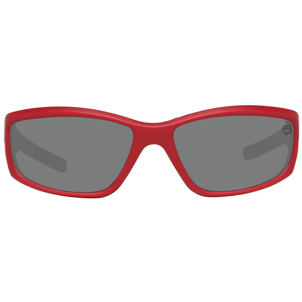 Timberland Sonnenbrille aus rotem Kunststoff