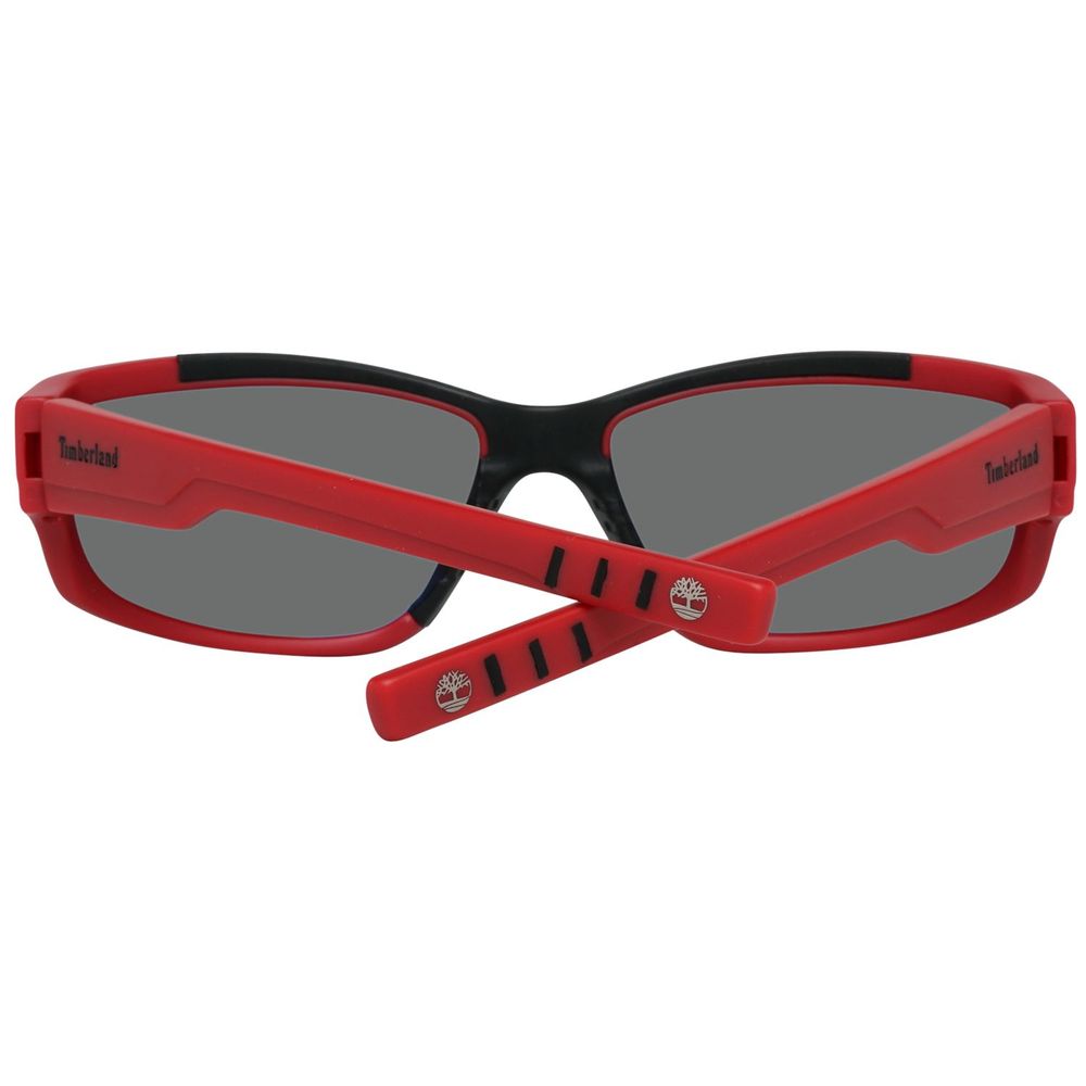 Timberland Sonnenbrille aus rotem Kunststoff