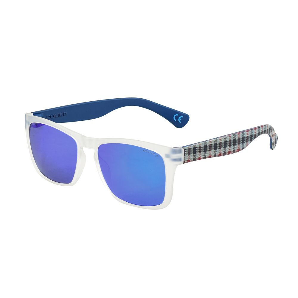 Police – Weiße Sonnenbrille mit Spritzguss-Design