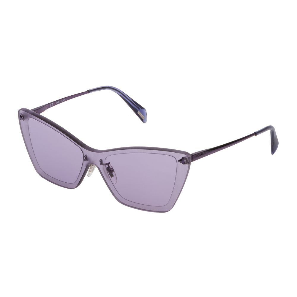 Police Sonnenbrille aus Metall in Lila