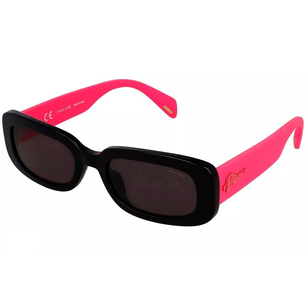 Police – Schwarze Acetat-Sonnenbrille