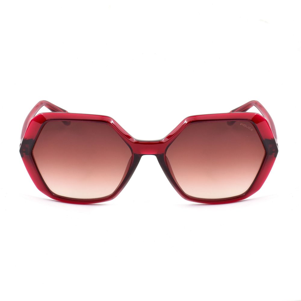 Police – Rote Sonnenbrille mit Spritzguss-Design