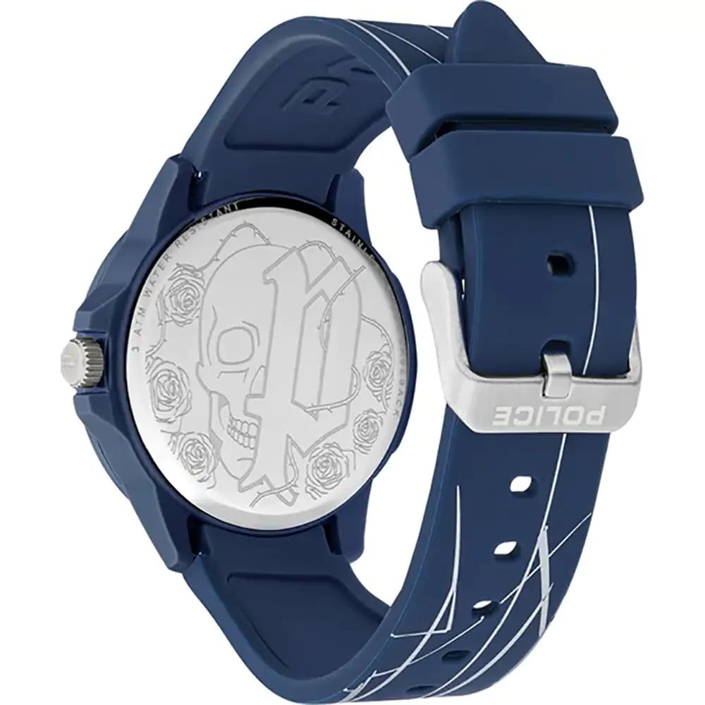 Police Blue Synthetic Watch
