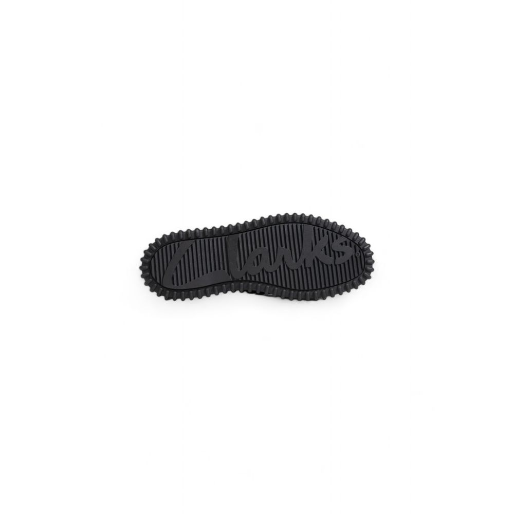 Clarks – Flache Schuhe aus schwarzem Leder