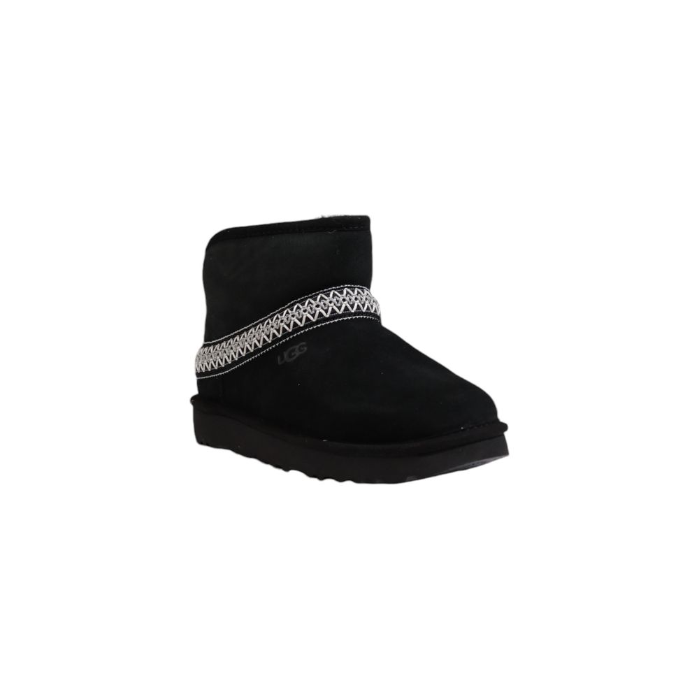 UGG Black Suede Leather Boot
