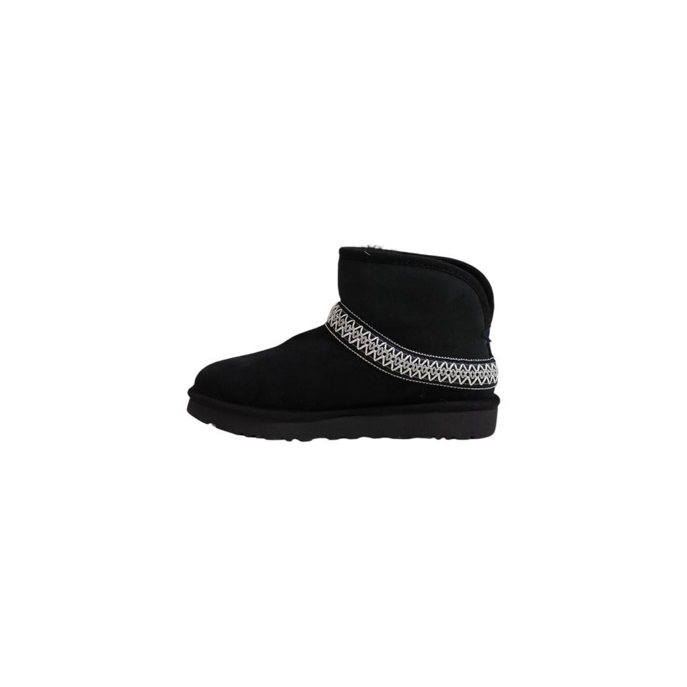 UGG Black Suede Leather Boot