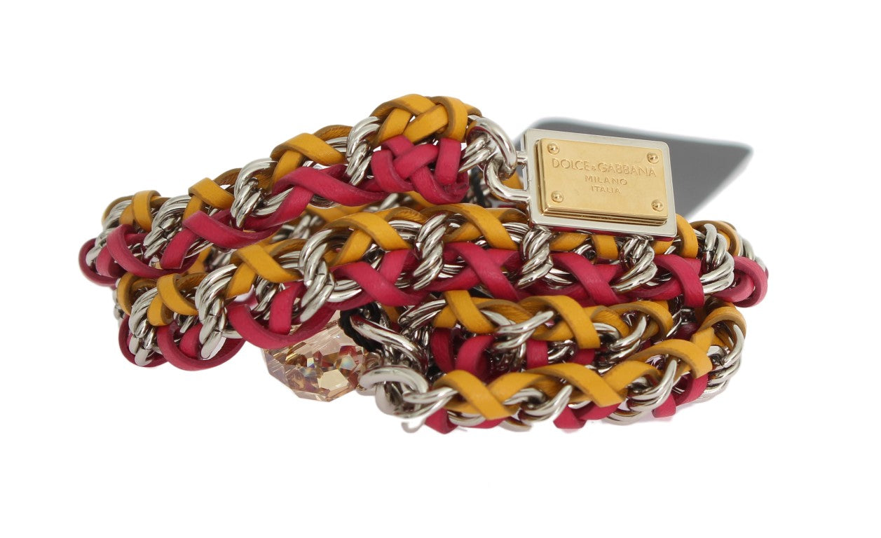 Cintura elegante con cristalli multicolor Dolce & Gabbana