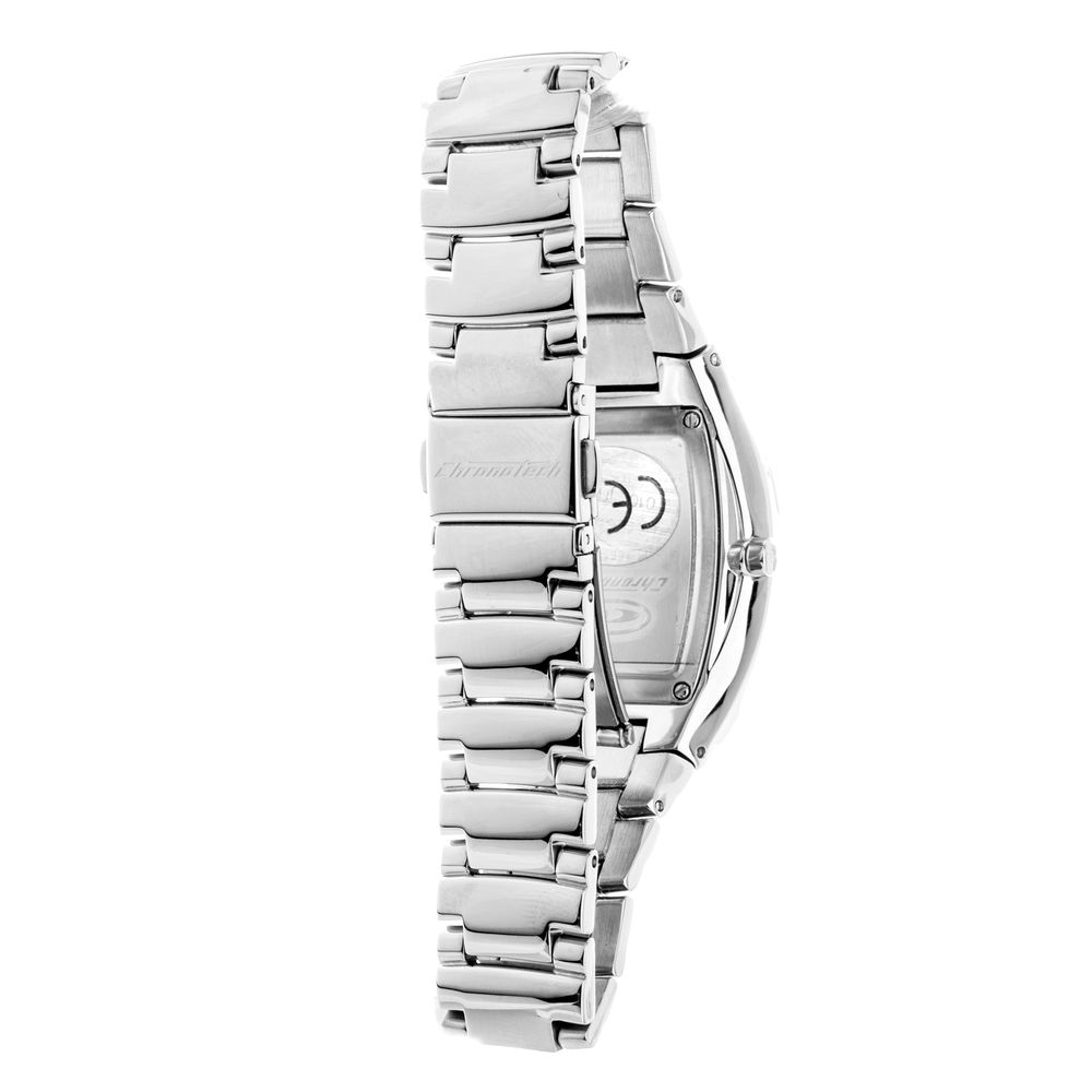 Chronotech Silver Stainless Steel Watch