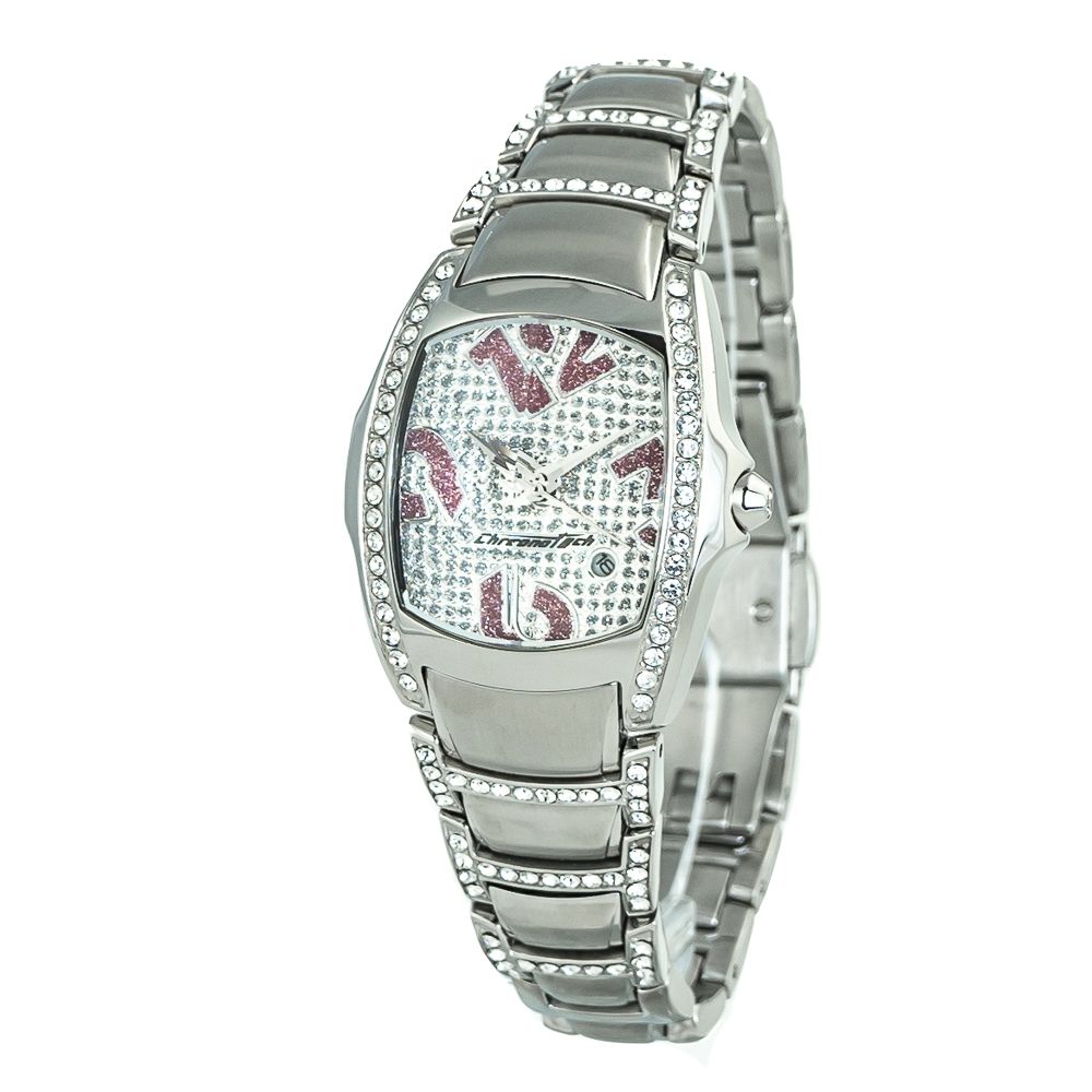 Chronotech Silver Stainless Steel Watch