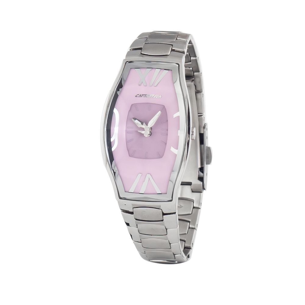 Chronotech Silver Stainless Steel Watch