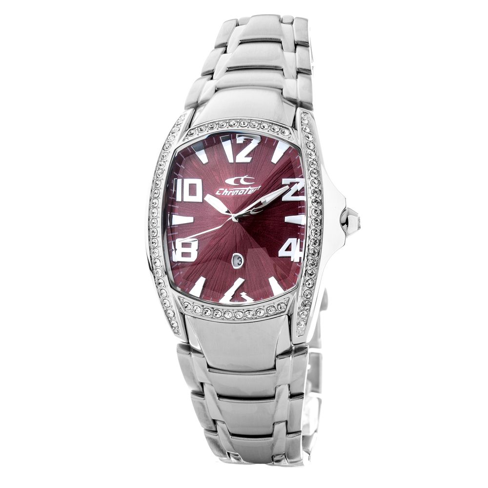 Chronotech Silver Stainless Steel Watch