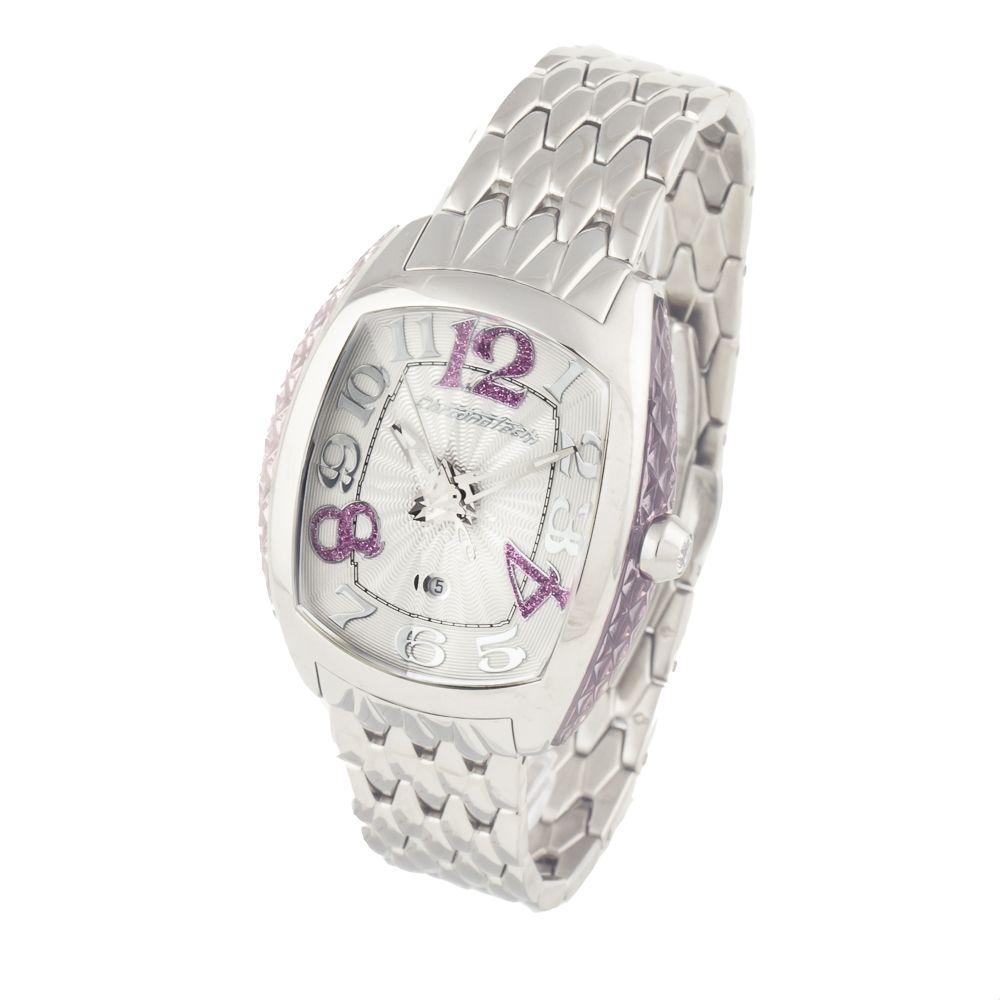 Chronotech Silver Stainless Steel Watch