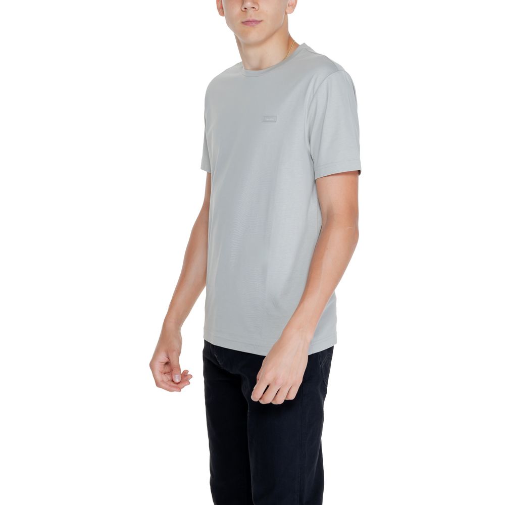 Calvin Klein – Graues Baumwoll-T-Shirt