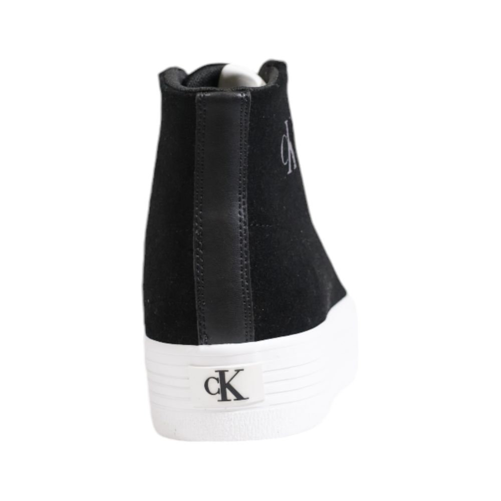 Calvin Klein Jeans – Schwarze Wildleder-Sneaker