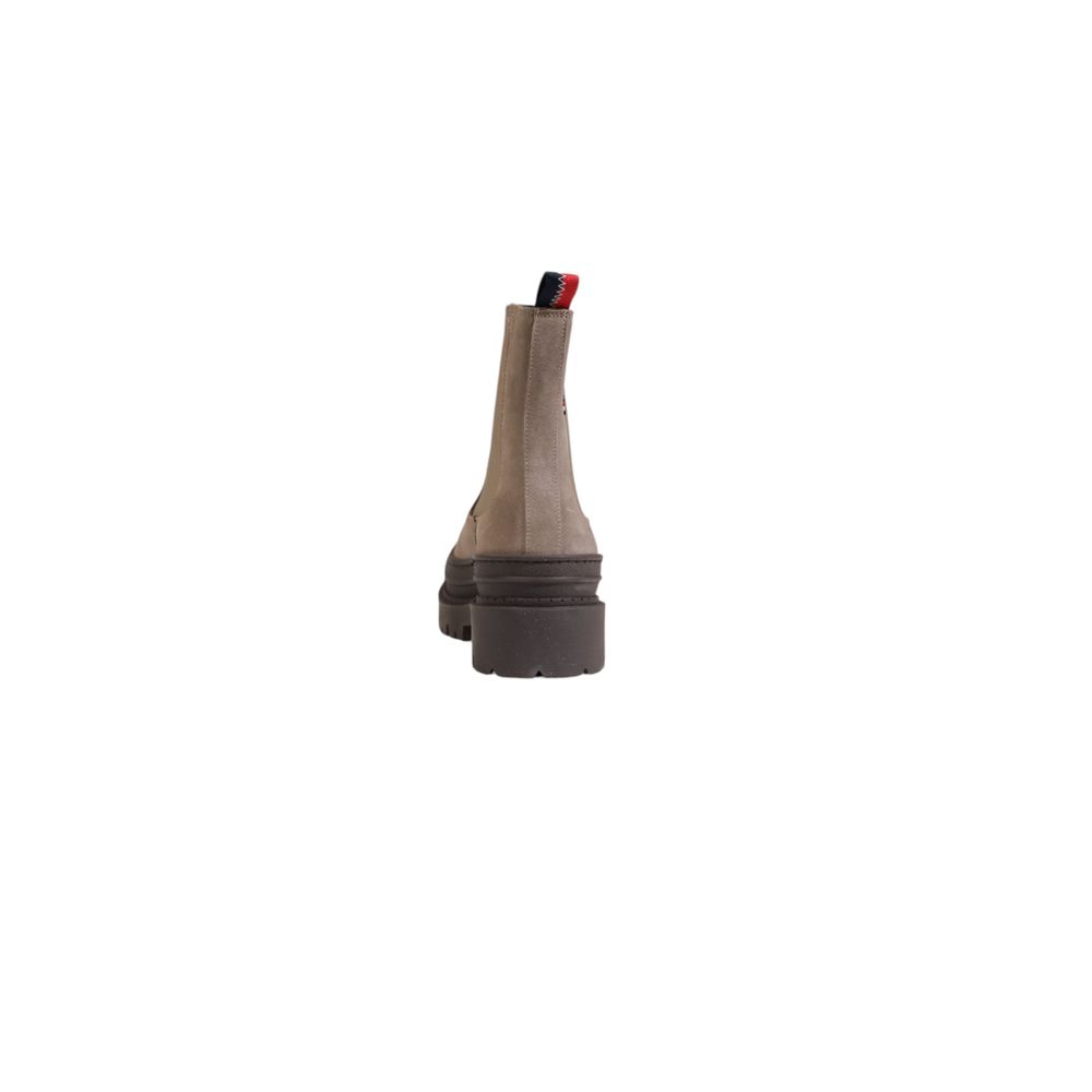 Tommy Hilfiger – Graue Wildlederstiefel