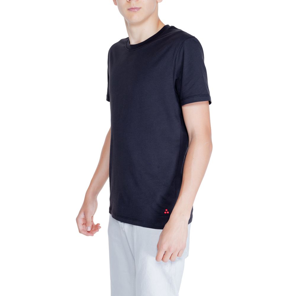 Schwarzes Baumwoll-T-Shirt von Peuterey