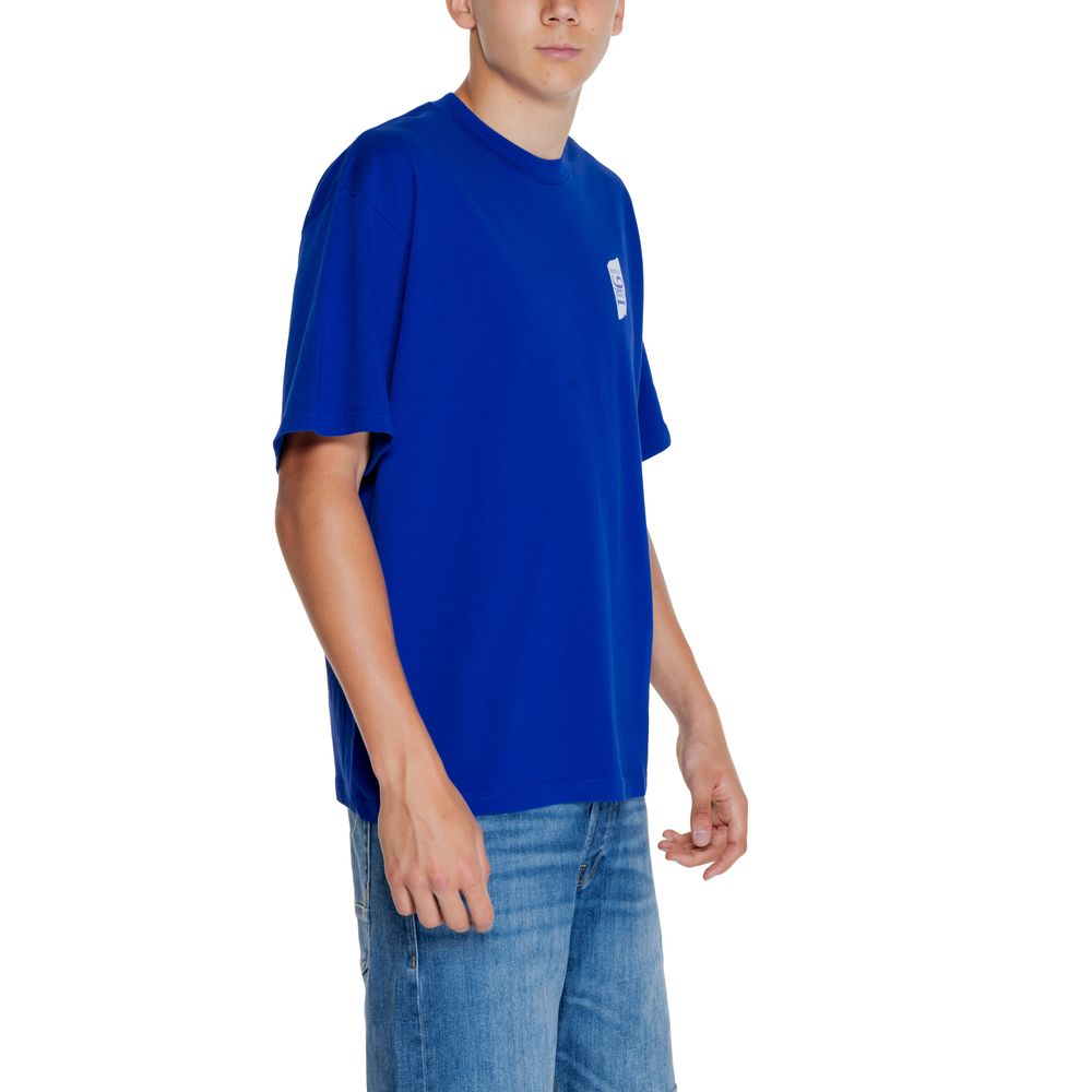 Replay – Blaues Baumwoll-T-Shirt