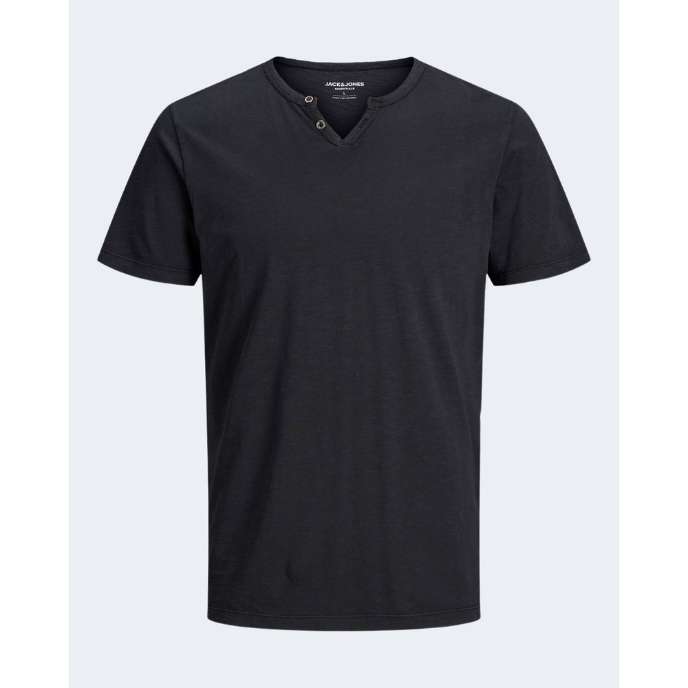 Jack Jones – Schwarzes Baumwoll-T-Shirt