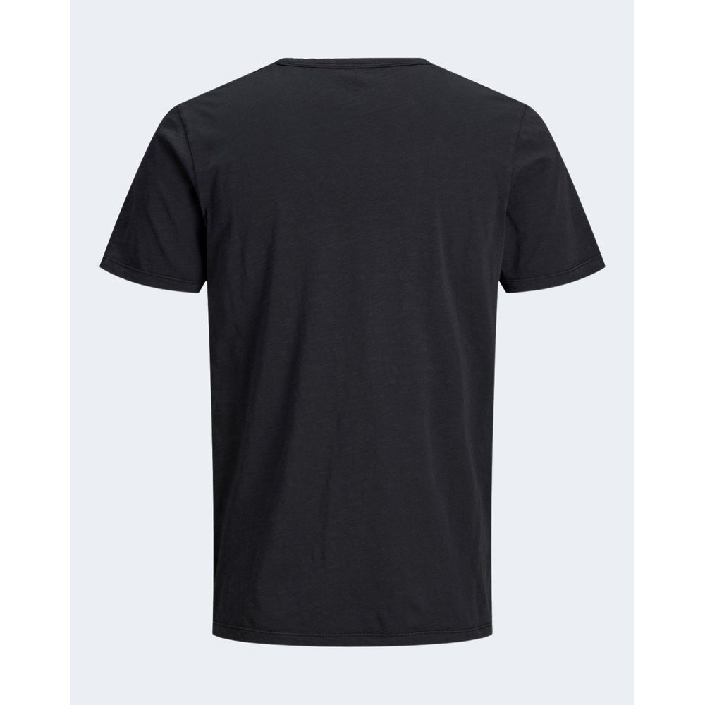 Jack Jones – Schwarzes Baumwoll-T-Shirt