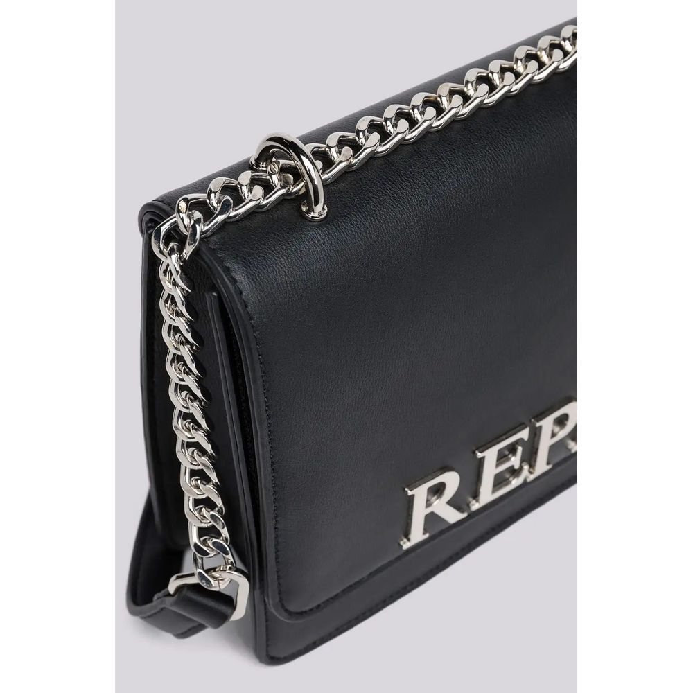 Replay – Schwarze Handtasche aus Polyethylen